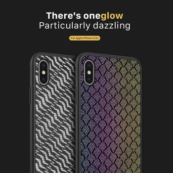 

NILLKIN Twinkle Case For iPhone X/XS/XR/XS Max Luxury Flexible TPU PC Back Shell Cover For iPhone XS/XR XS Max Case Fundas Coque