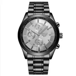 Мужские кварцевые часы водостойкие из нержавеющей стали лучший бренд класса люкс спортивные повседневные наручные часы Мужские часы 2019