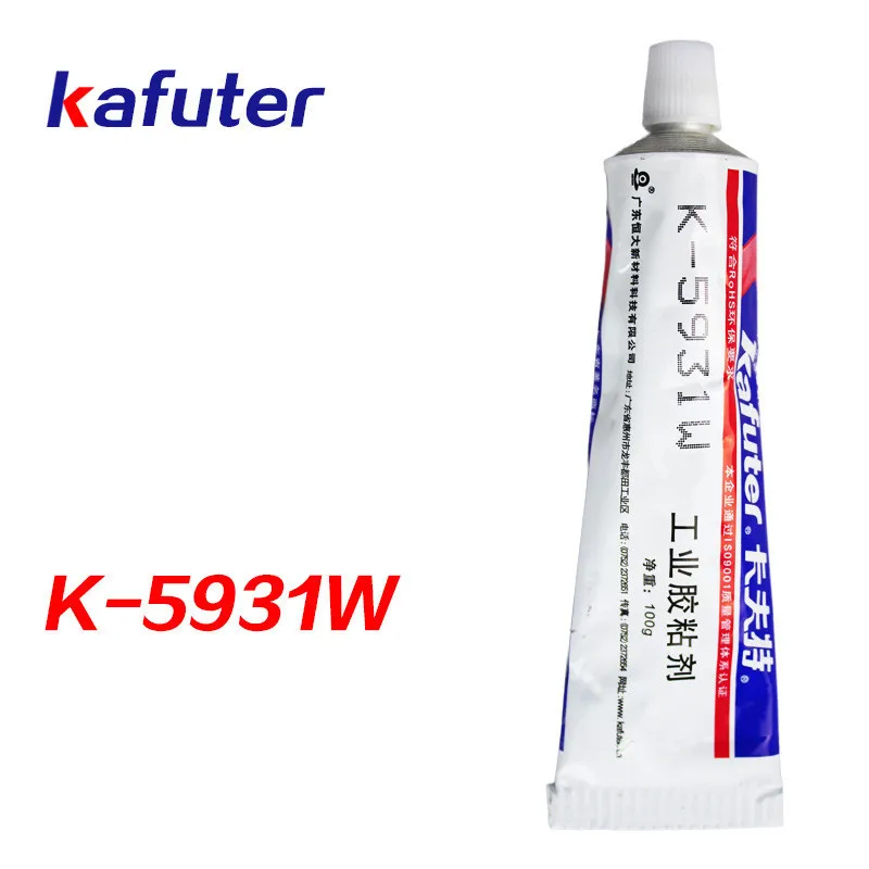 Kafuter 100g K 5931W lamp silicone lights sealant white industrial