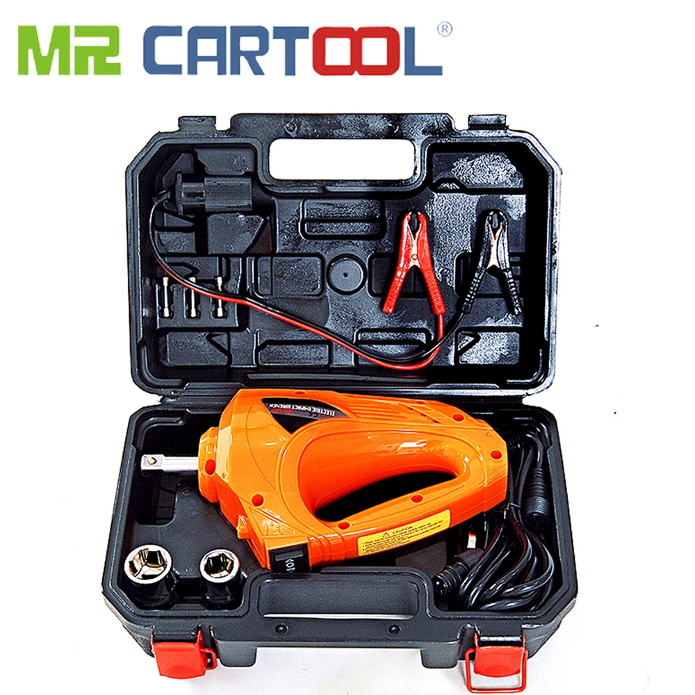 

Mr Cartool Electric Impact Wrench 1/2" 480N.M 12 Volt Car Repair Tool Impact Driver Electric Impact Wrench Gun Kit