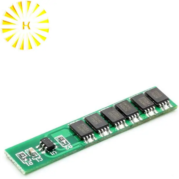 

1S 18650 3.7V lithium battery protection board 6MOS anti-overcharge