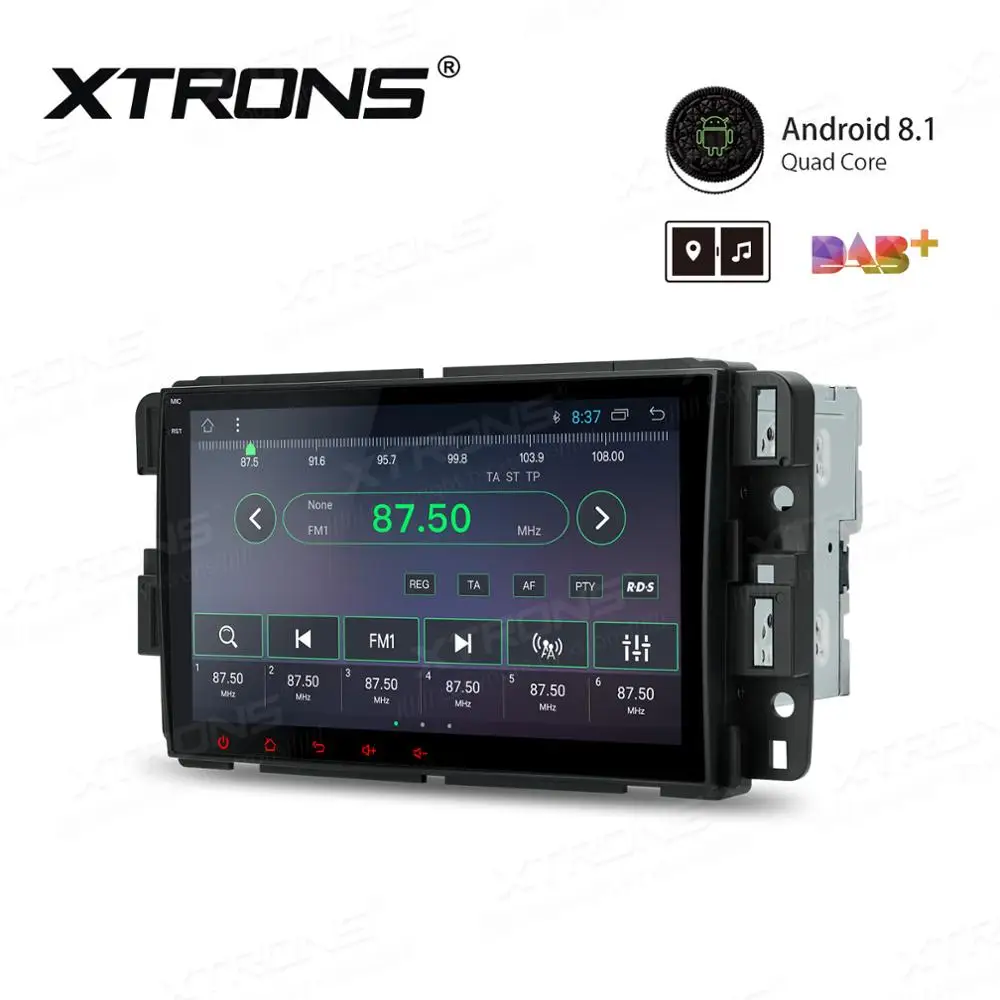 Clearance 8" Quad-Core Android 8.1 Oreo OS Car Multimedia Navigation GPS Radio for Hummer H2 2008-2009 with Split Screen Function Support 2