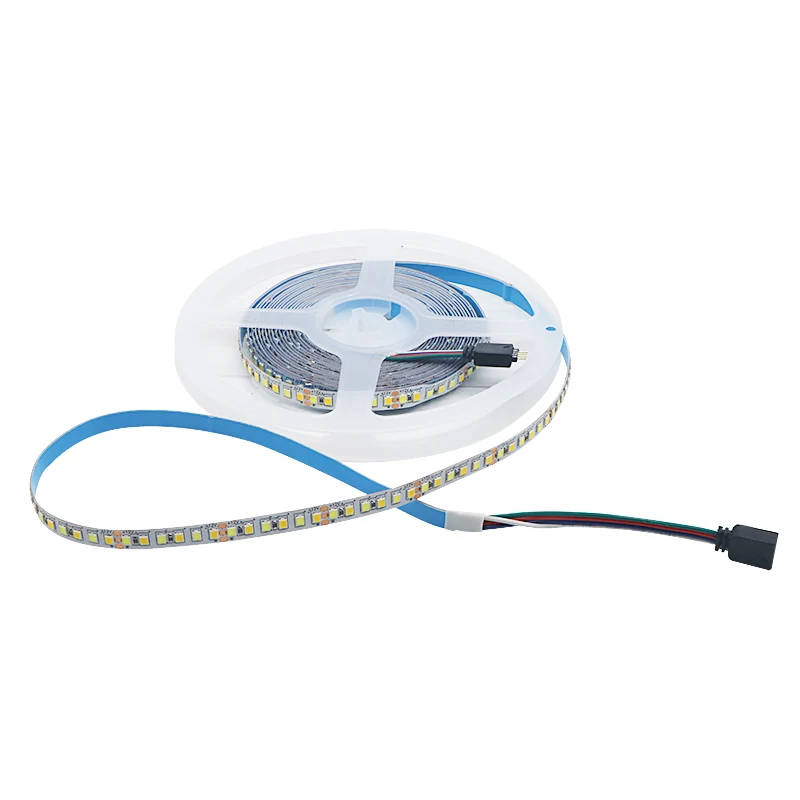 SZYOUMY CCT 2835 SMD светодиодный светильник двухцветный белый с регулируемой яркостью Цветовая температура регулируемый 12 В 24 в светодиодный ленточный неводонепроницаемый