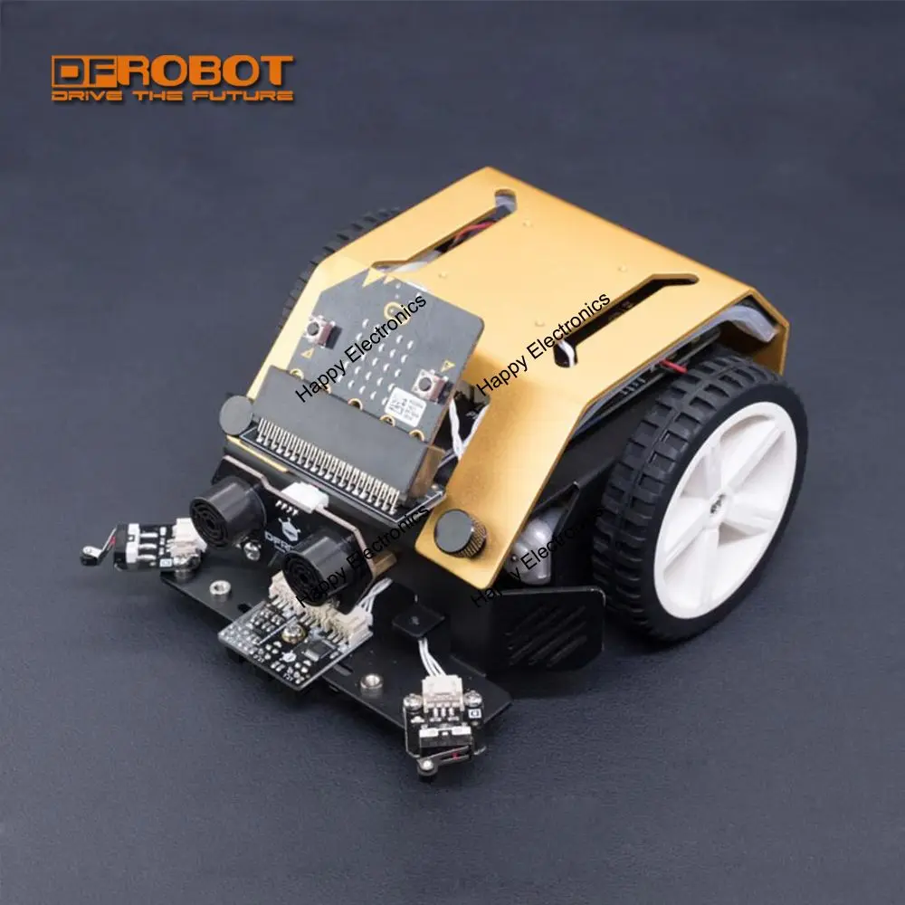 

DFRobot micro:bit Max:bot DIY Programmable Robot Kit with Track Line Chase Light Detect Collison Detect Edge for Kids education