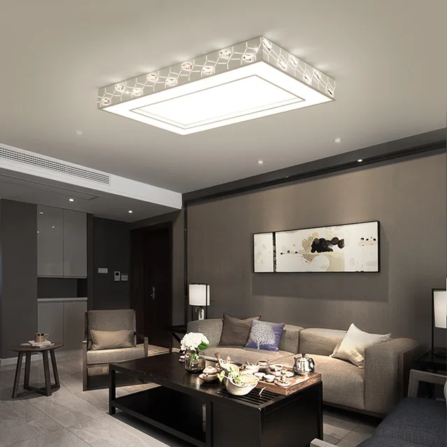 

Crystal Ceiling Light Surface Mounted Modern LED Ceiling Lights For Living Room Lamps Fixtures Bedroom Lighting Home Decoration