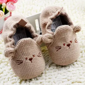 

Kidlove Newborn Baby Cute Cartoon Mouse Shoes Animal Soft Cotton Toddler Shoes First Walkers Shoes Infant Toddler Soft Sole Anti-slip Baby Shoes