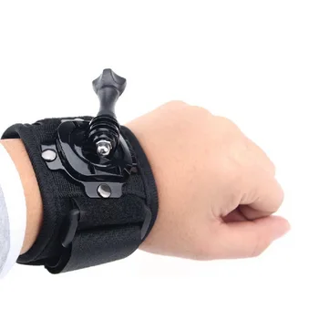 

by dhl 200pcs 360 Degree Rotaty Wrist Hand Strap Band Mount Holder for GoPro Hero 4 3 2 Action Camera Accessories