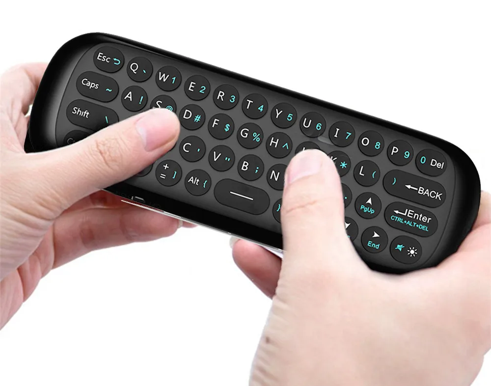 2 4G Air Mouse W1 Беспроводная Клавиатура Fly Rechargeble мини пульт дистанционного управления
