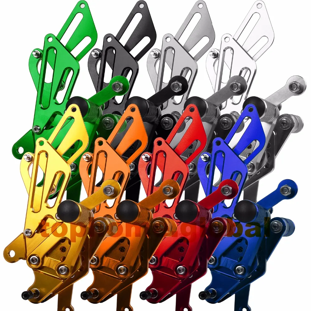 For Yamaha MT09 FZ09 2014 2015 2016 Rearsets Foot Pegs Footpeg Rear Brake Shift Adjusting CNC MT