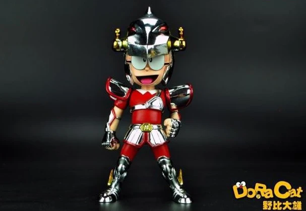 Японское аниме DoraCat Doraemon Nobita Nobi Cos Saint Seiya Minamoto Shizuka Athena ПВХ экшн фигурка