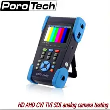 3.5 inch HD coaxial camera tester CCTV tester monitor HD AHD CVI TVI SDI 1080P analog camera testing PTZ control 12V ouput