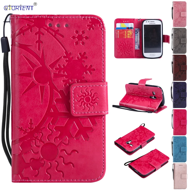 Для Funda Samsung Galaxy S3 S 3 mini i8190 GT кожаный флип чехол для iii i8200 i8200n G730