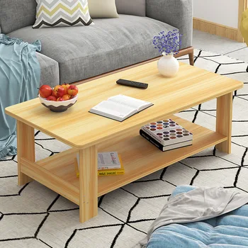 

Simple Living Room Multifunctional Storage Table Modern Simple Creative Coffee Table Rectangle Furniture