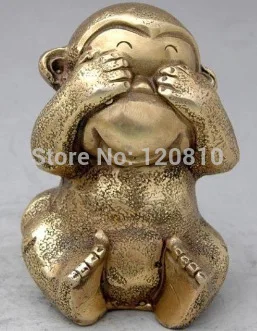

Rare Old copper toy--Monkey statue ,best collection&adornment