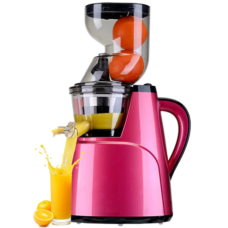 Hot sale Large Feed Chute Whole Slow Juicer wide feeding tubes Quiet low speed juice extractor for fruit vegetable citrus 6