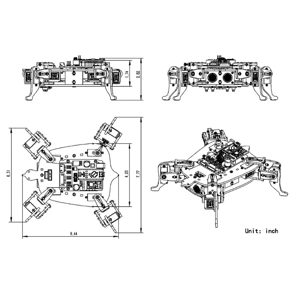 APP Control Toy Robotics Kits (4)