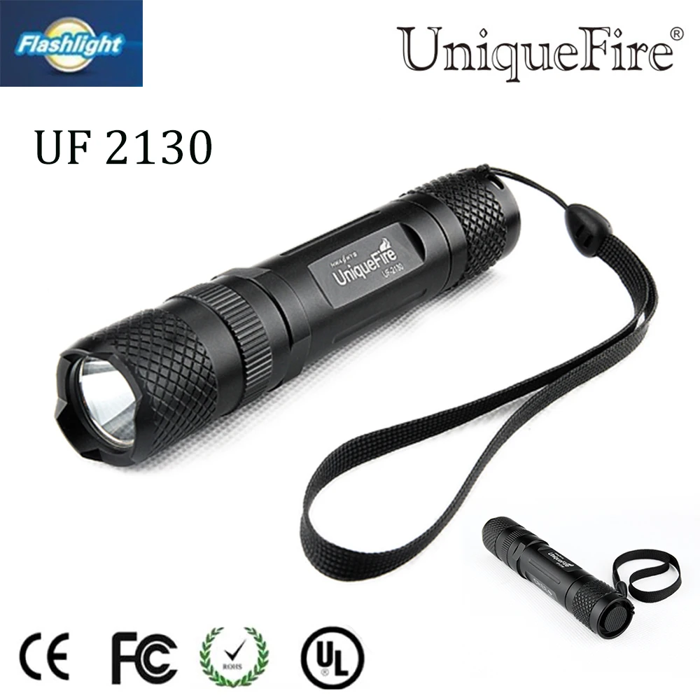 

Free Shipping Flashlight UniqueFire UF-2130 XM-L T6 Led Lamp For Climbing, Camping
