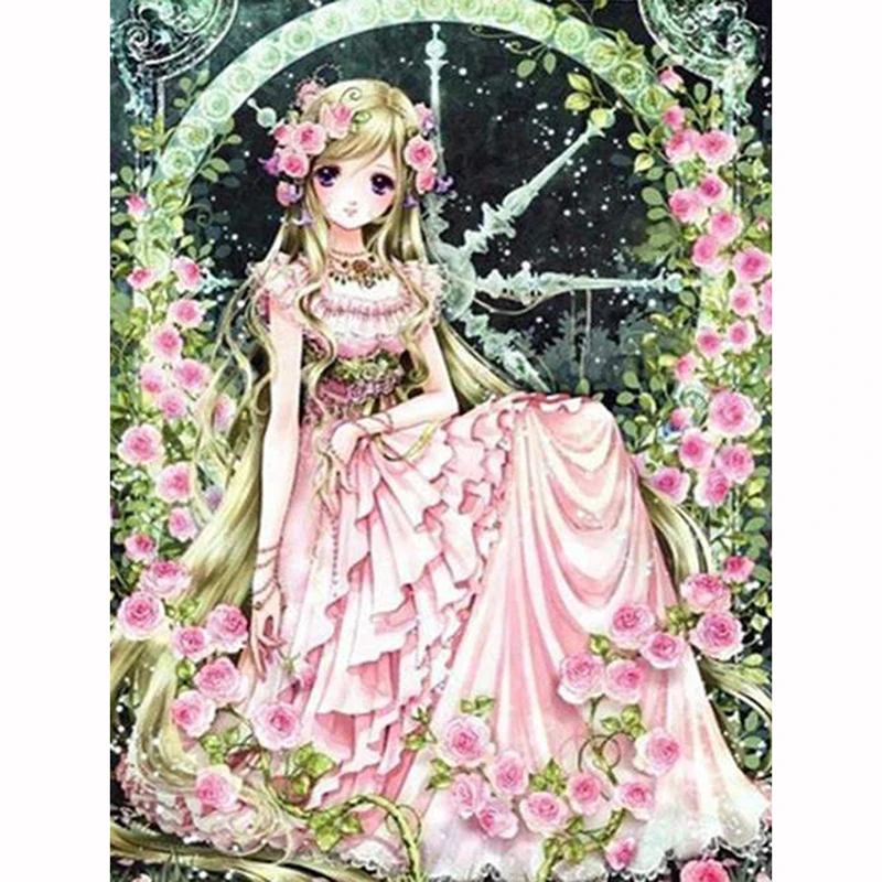 

Diamond Painting Diamond embroidery 5d diy full square cartoon anime girl diamond mosaic diamond paint daimond painting