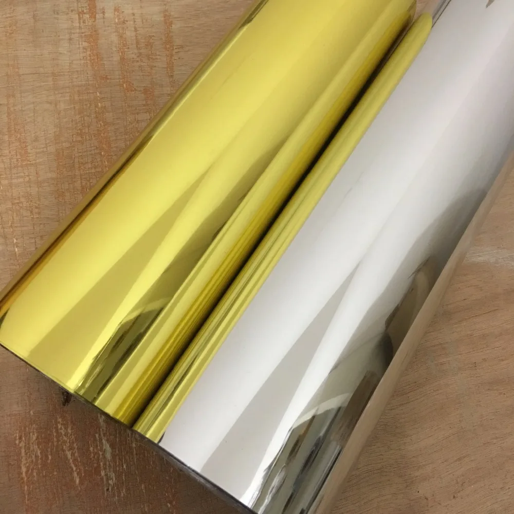 Discount 42in waterproof golden color printable film paper roll for eco solvent pritner 0