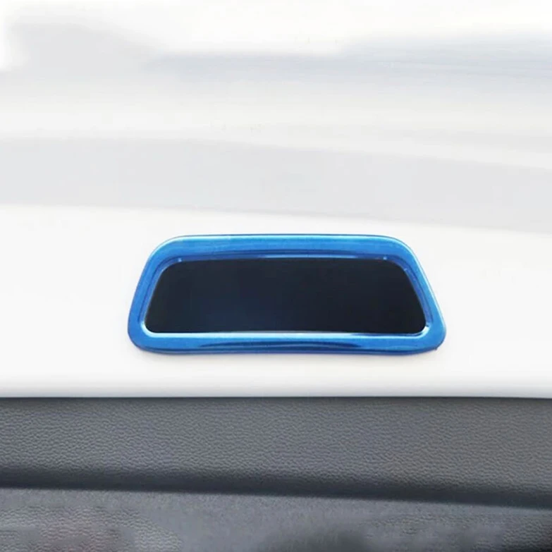 For-MG-ZS-2018-accessories-Car-Styling-Stainless-steel-Car-rear-Trunk-box-handle-Cover-Trim