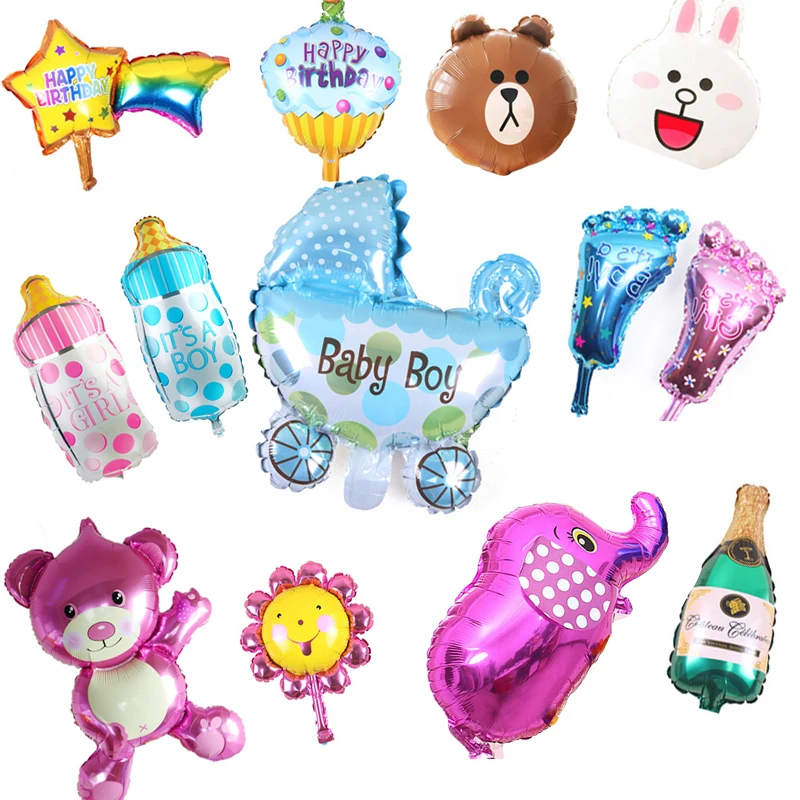Buy Aluminium Foil Balloons Baby Boy Girls Helium