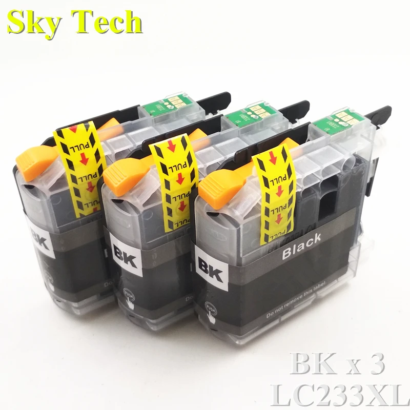 

3BK Compatible Ink cartridge For Brother LC233 LC-233 , For Brother DCP-J562DW MFC-J480DW MFC-J680DW MFC-J880DW etc . [Oceania]