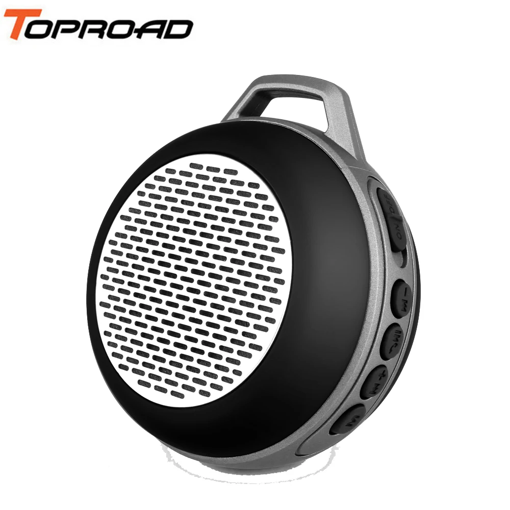 

TOPROAD Mini Portable Bluetooth Speaker Altavoz Stereo Wireless Receiver Speakers Support FM Radio TF AUX in Handsfree Line out