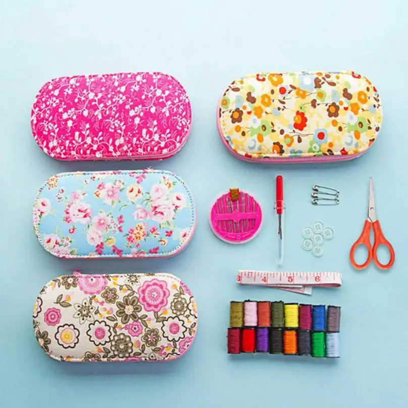 2017 New Thorn Rust Sewing Kit Needle And Thread Hand Measure Tape