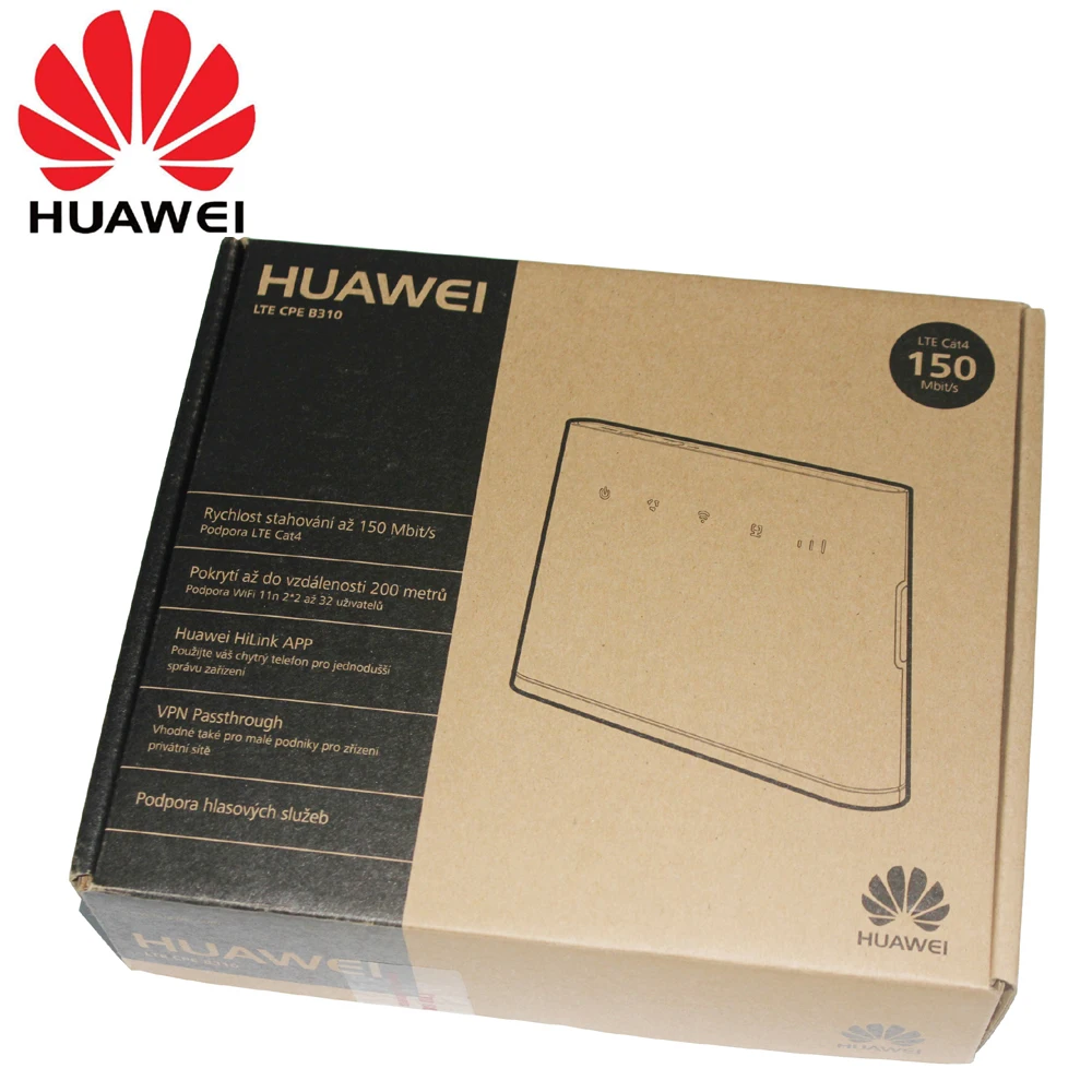 HUAWEI B310 B310S 22 150Mpbs 4G LTE CPE беспроводной маршрутизатор с поддержкой слота для Sim карты