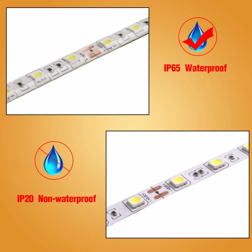 Светодиодная лента DC 12 В в RGB SMD 2835 5050 44Key power Remote 5 м 10 15 полный набор водостойкая