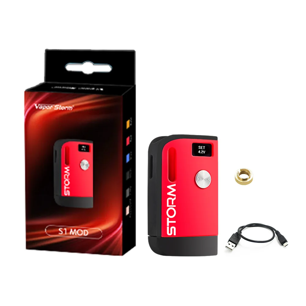 Оригинальный бокс мод Vapor Storm S1 VV с батареей 800 мАч и OLED экраном 0 49 дюйма вейп для