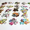 30/50pcs/package Wholesale Mix Styles Random Send Cartoon Flatback Wooden Buttons For Craft DIY Scrapbooking Sewing Crafts L-1 3