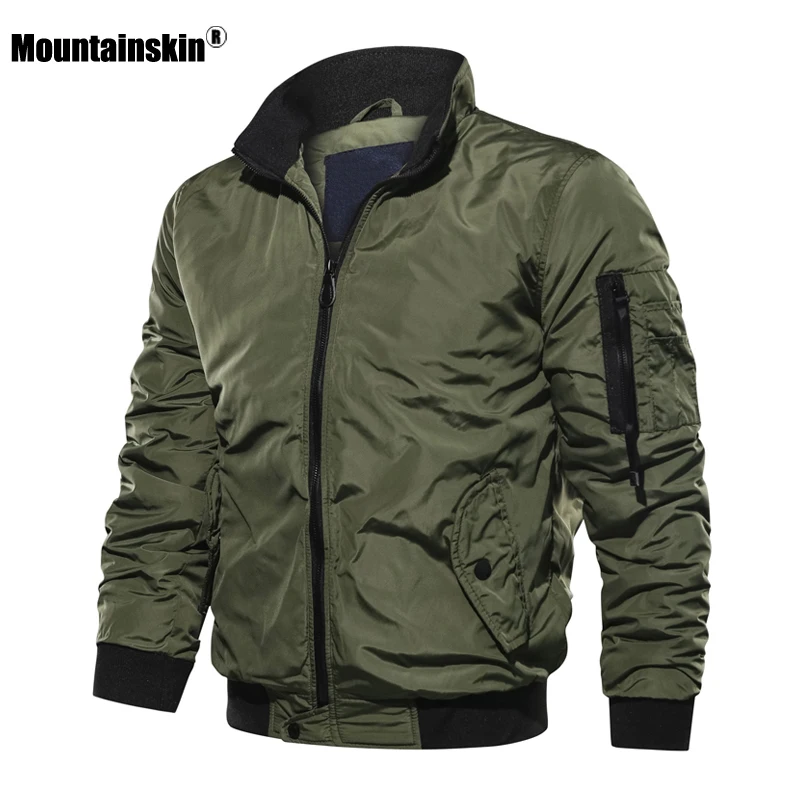 Mountainskin New Men's Jackets Autumn Winter Military Coats Fashion Army Casual Outerwear Male Jacket Mens Brand Clothing SA707 Mountainskin New Men's Jackets Autumn Winter Military Coats Fashion Army Casual Outerwear Male Jacket Mens Brand Clothing SA707