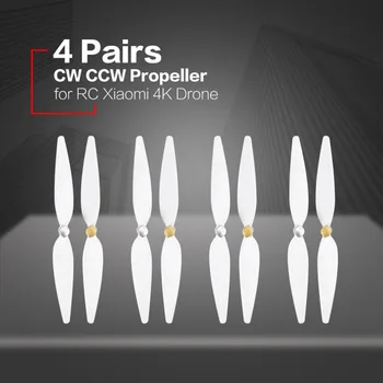 

4 Pairs 10inch Propeller for RC xiaomi 4K Drone for xiaomi mi Drone 4k Pervane White Pervane Drone Blade Propeller Accessories