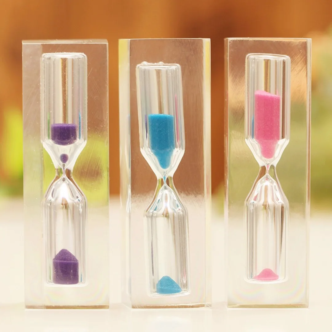 JX-LCLYL Sand Clock Sandglass Hourglass Timer Acrylic 3 Minutes for Tea Cafe Kitchen Cook