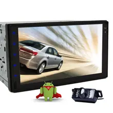 Rear Camera+7” Full-Touchscreen Android 5.1 Car Tablet PC Double 2Din In Dash Car Radio Stereo GPS Navigation No-DVD mp3 Player