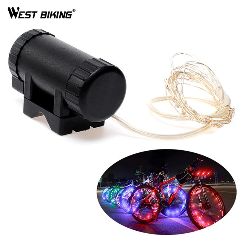 Perfect WEST BIKING Waterproof 18 LED Mountain Bike Bicycle Wheel Spoke Light USB Charging 2.2M Bike Light Road Cycling Lamp Light 1 Pcs 4 Perfect WEST BIKING Waterproof 18 LED Mountain Bike Bicycle Wheel Spoke Light USB Charging 2.2M Bike Light Road Cycling Lamp Light 1 Pcs 4