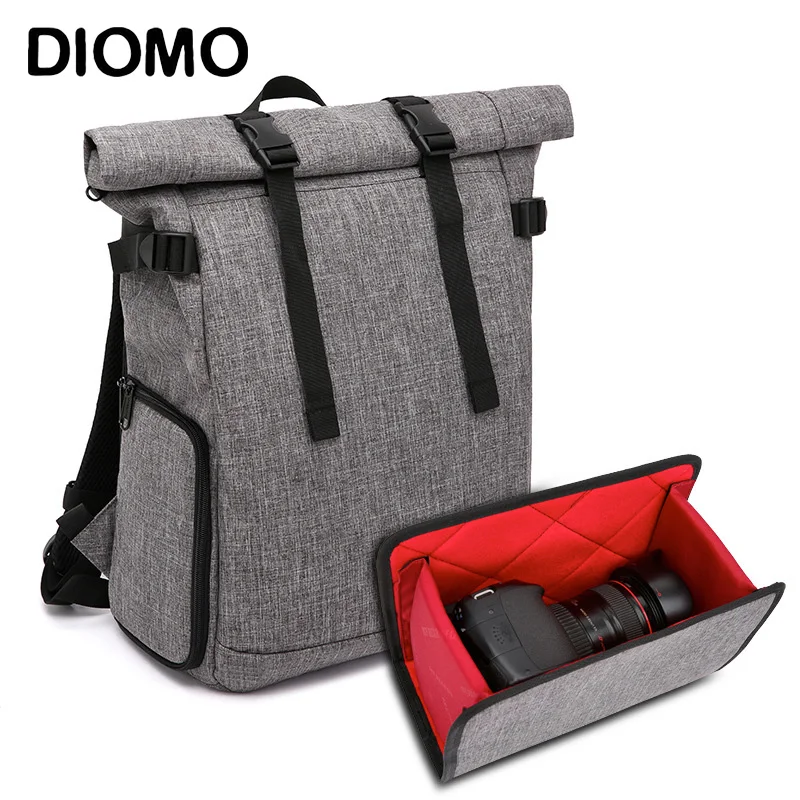 DIOMO дорожная камера и ноутбук рюкзак для мужчин зарядка через usb Смарт