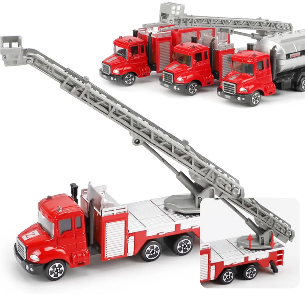 

1:64 fire truck toys Juguetes Fireman Fire Engine Vehicle Car toys for children boys