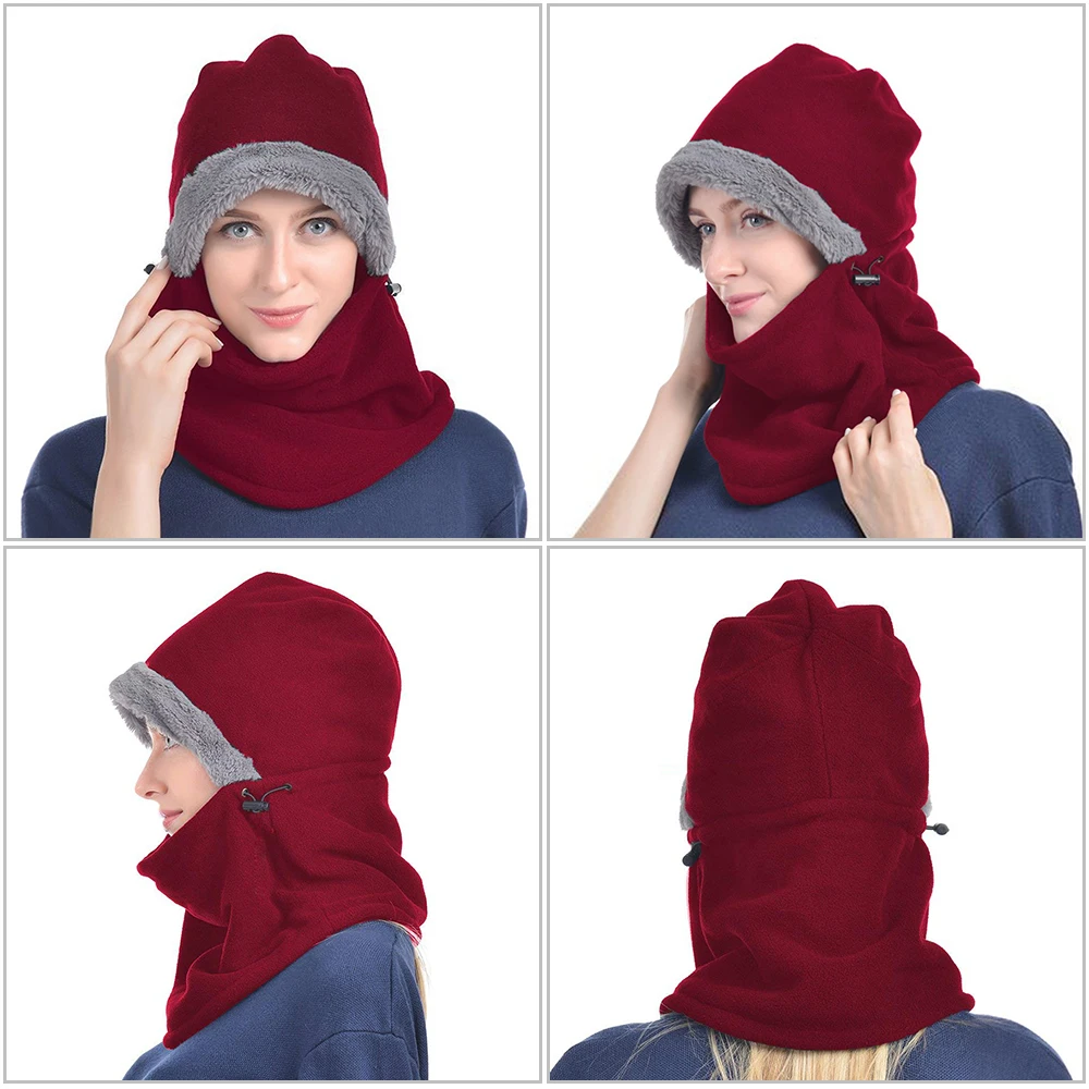 Мужская и женская ветрозащитная Лыжная маска для лица Balaclavas шапка с капюшоном