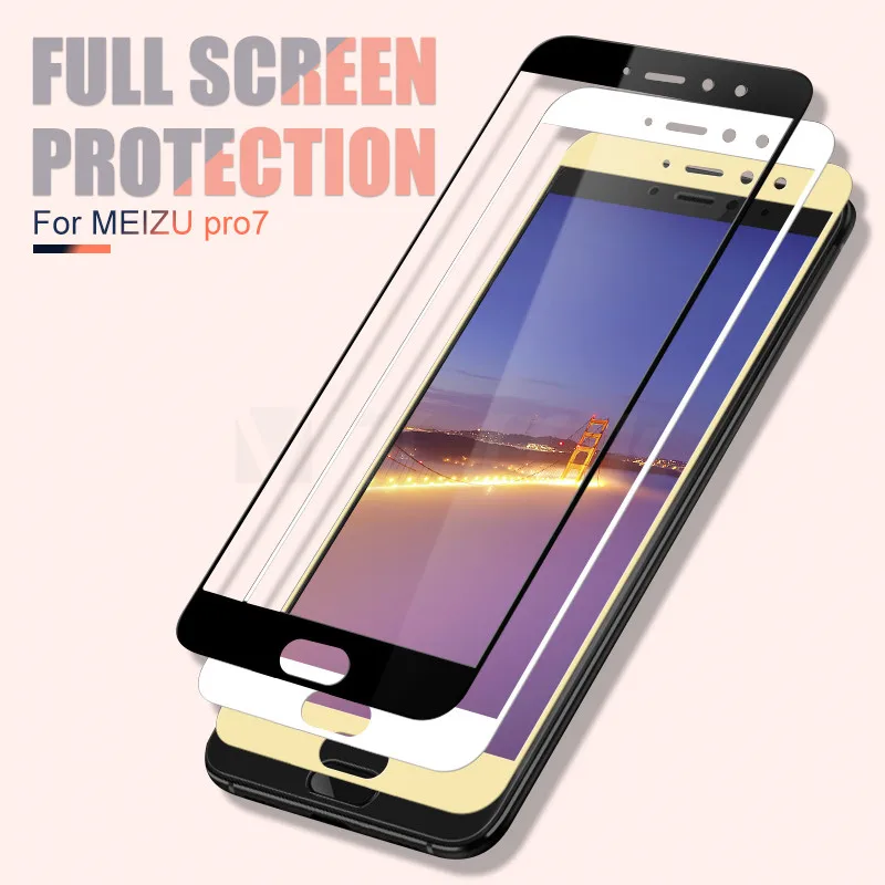 Полное покрытие из закаленного стекла для Meizu M3 M3E M3S Note M6 M5C M5S M5 MX6 Защитная пленка