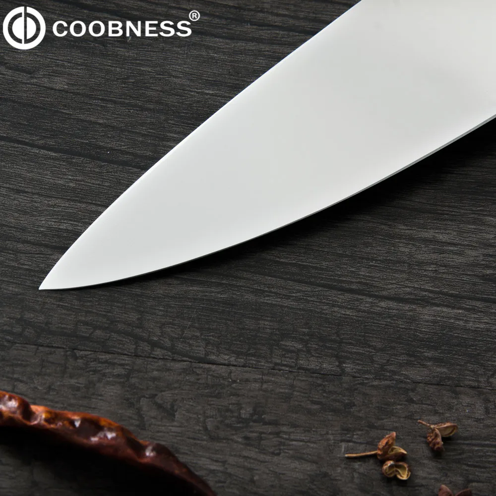 Coobness 7Cr17 кухонный нож из нержавеющей стали, японский нож Santoku, нож для нарезки повара, овощные ножи, режущие инструменты