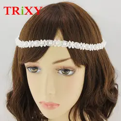 TRiXY H45 женские кружевные бисерные свадебные аксессуары для волос красивые кружевные свадебные аксессуары для свадьбы мечты Быстрая
