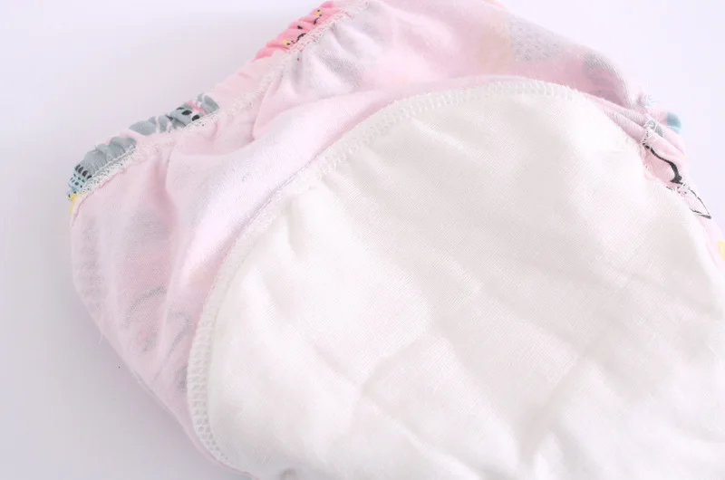 Ткань для новорожденных подгузник водонепроницаемый подгузник мультфильм шорты Детские Многоразовые моющиеся детские подгузники