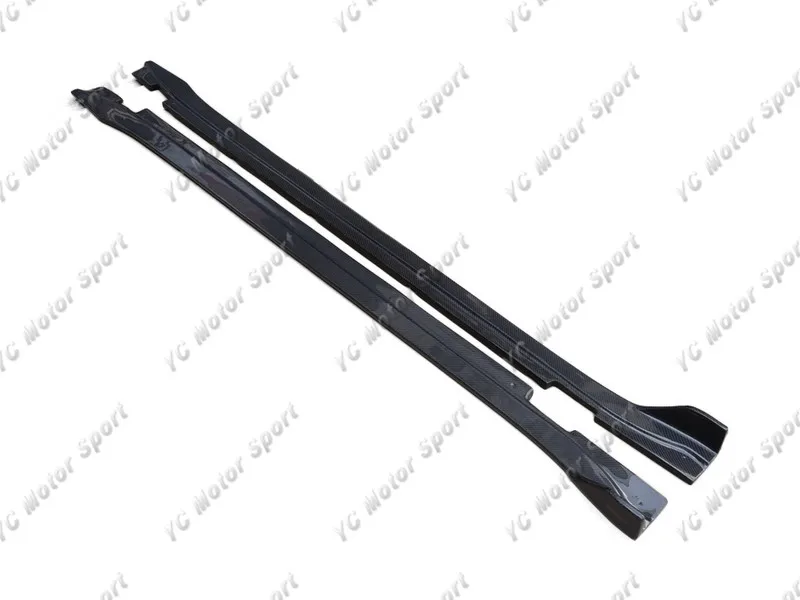 2014-2016 Porsche Panamera 971 YC Design Style Side Skirt Extension Underboard CF (2)