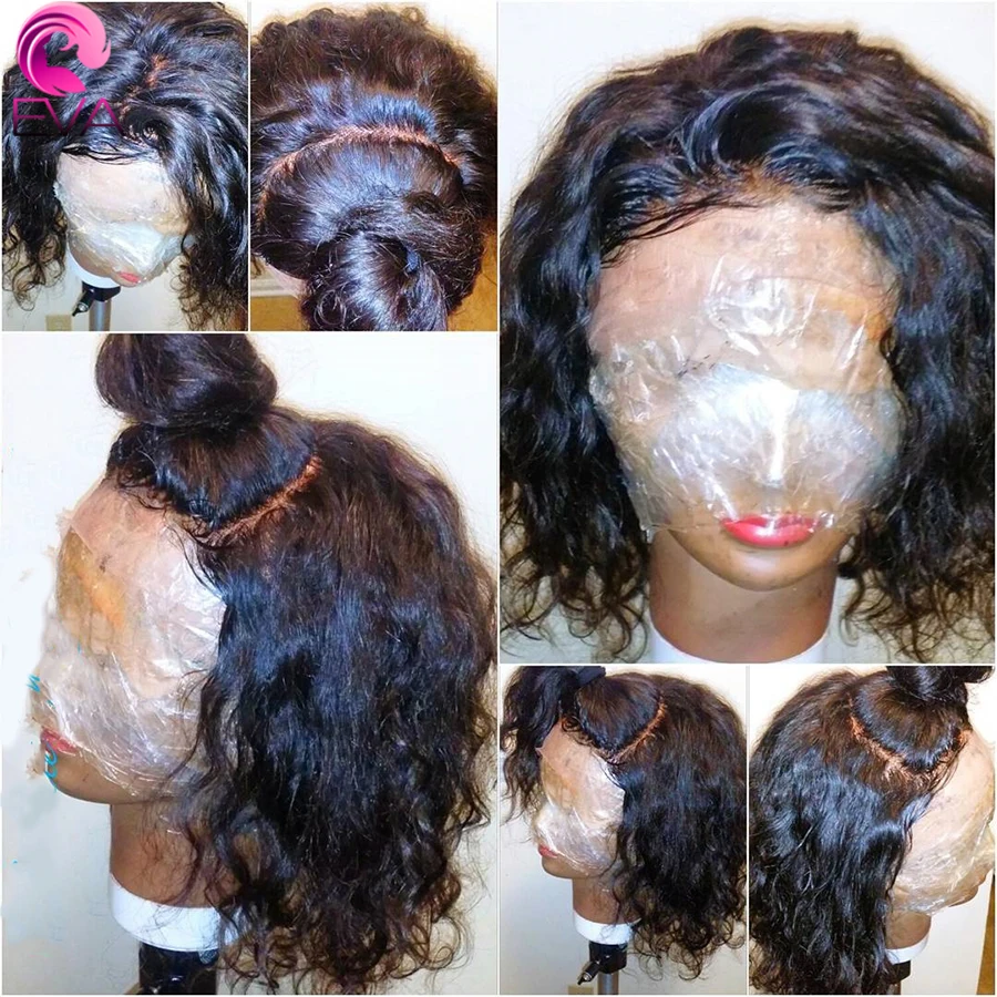 

Full Lace Human Hair Wigs For Black Women Brazilian Body Wave Virgin Hair Lace Front Wigs With Baby Hair Short Human Hair Wigs