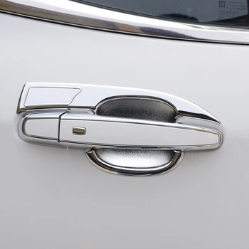 

For Chevrolet Equinox 2017 2018 accessories Car styling ABS Chrome Car Door protector handle Bowl Cover Trim