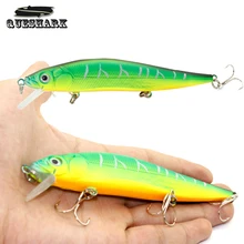 Queshark 1PCS Laser Minnow Fishing Lure Sea Bass Bait 14CM 22G Pesca Hooks Fish Wobbler Tackle Artificial Japan Hard Bait