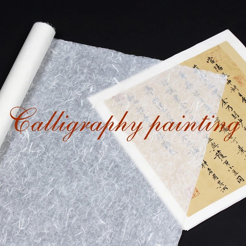 

See-through Long Pure Plant fibre Rice xuan Paper Chinese Japanese Painting Calligraphy Paper Sumi-e