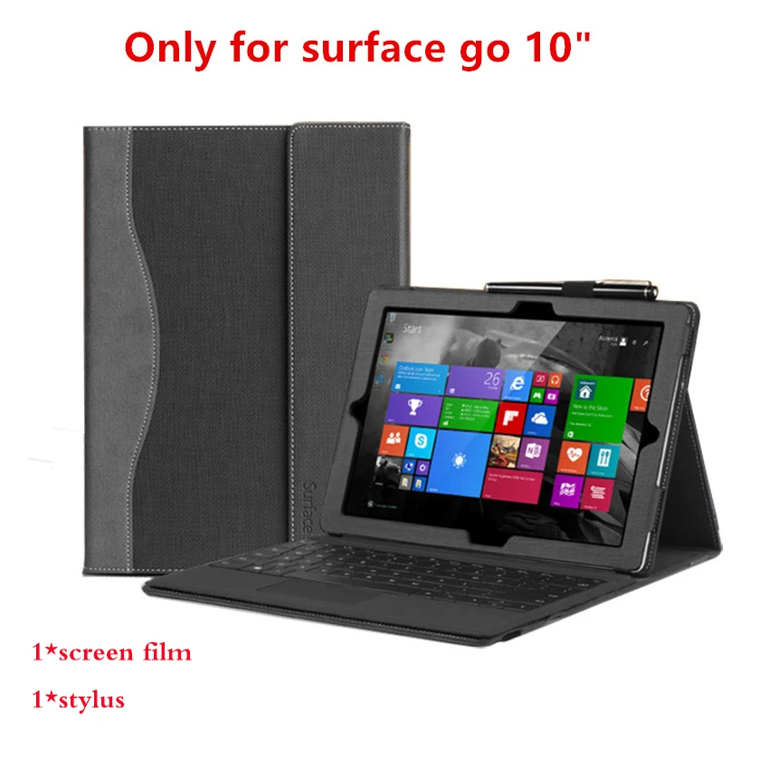 Дизайн чехол для microsoft Surface Go 10 дюймов Премиум PU планшет кожаный чехол Высокое качество Клавиатура для ноутбука Кожа подарок